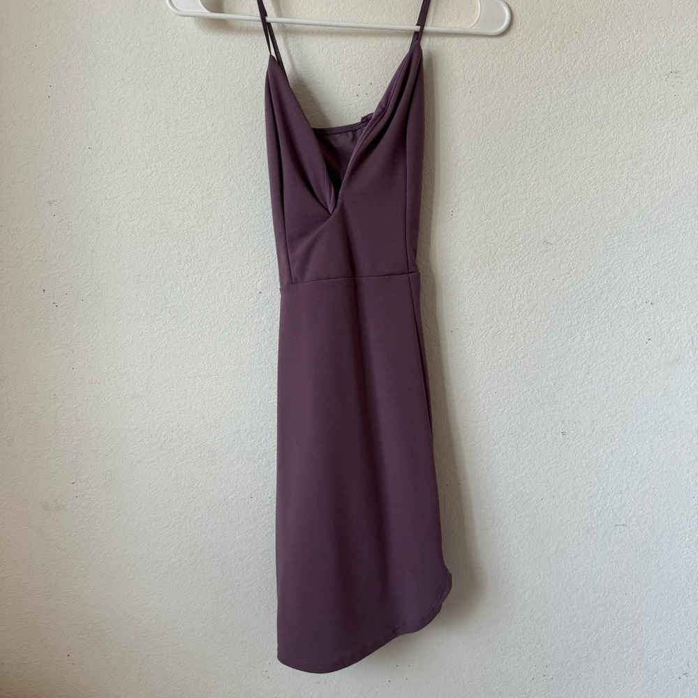 CR Lilac Mini Dress